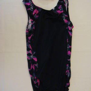 Gymnastics Leotard, Matching Shorts, Scrunchie